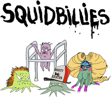 Squidbillies Title Card - Squidbillies Cartoon (363x348), Png Download
