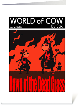 Dawn Of The Dead Grass - World Of Cow (435x429), Png Download