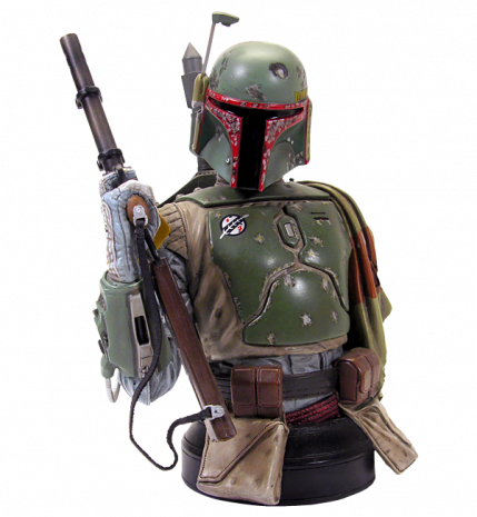 Boba Fett - Boba Fett Gentle Giant Bust (429x465), Png Download