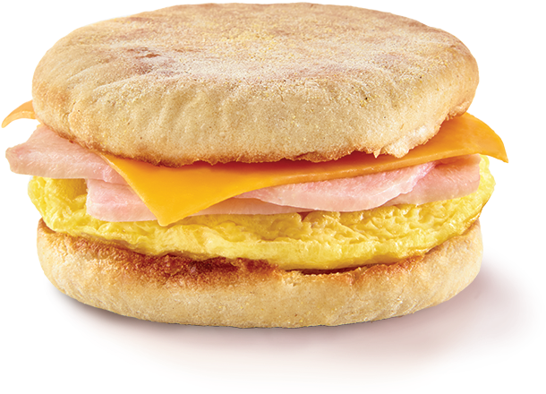 Classic English Muffin - Egg And Cheese On English Muffin Transparent (742x490), Png Download