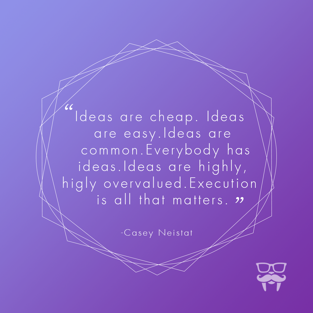 Ideas Are Highly Highly Overvalued (1080x1080), Png Download