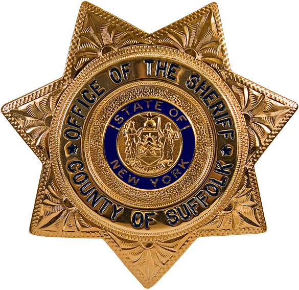 Suffolk County Office Of The Sheriff Badge - Suffolk County Corrections Badge (585x567), Png Download