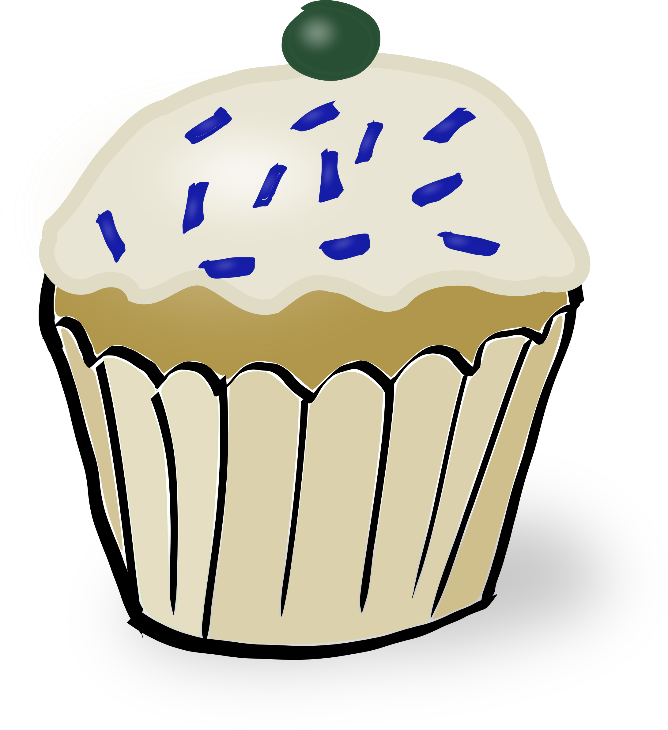 This Free Icons Png Design Of White Muffin (2283x2400), Png Download