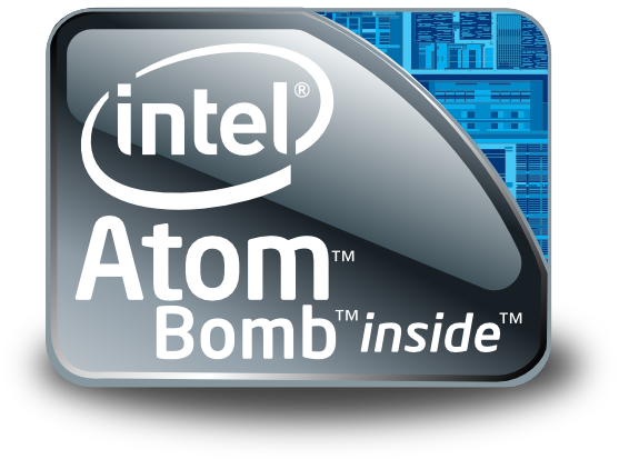 Intel Atom Bomb - Intel Atom Png (557x413), Png Download