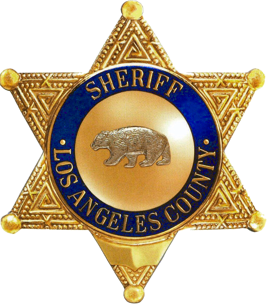 Why Does The La County Sheriff Badge Have A Pedophilia - Las Angeles County Sheriff Badge (854x973), Png Download