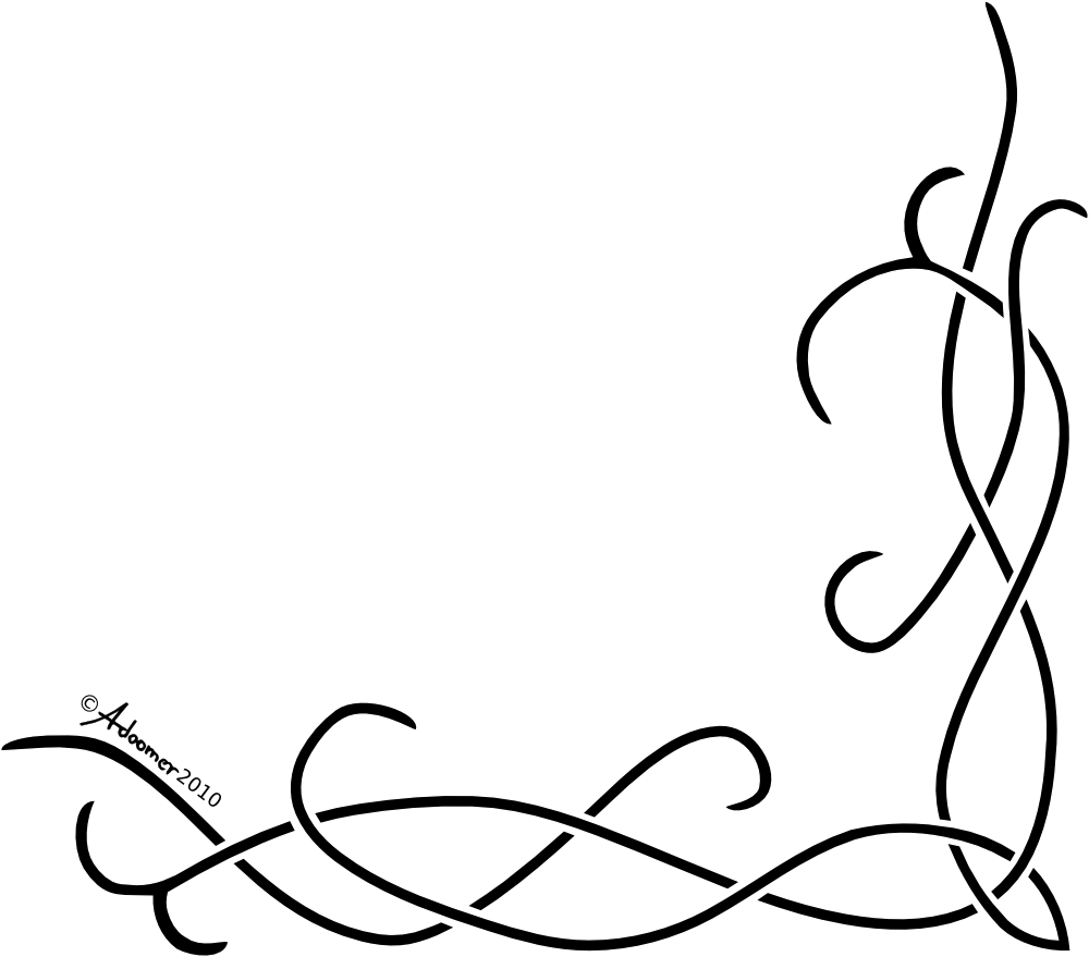 Celtic Knot Pattern On A Purse By Adoomer On Deviantart - Simple Corner Border Designs (1000x879), Png Download