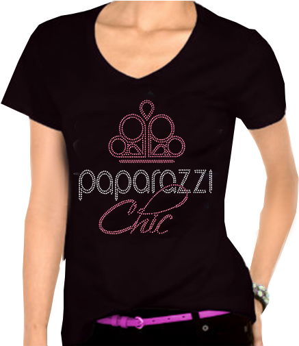 Calling All Paparazzi Chics To Bling Your Brand - Paparazzi T Shirt Logos Chic (484x506), Png Download