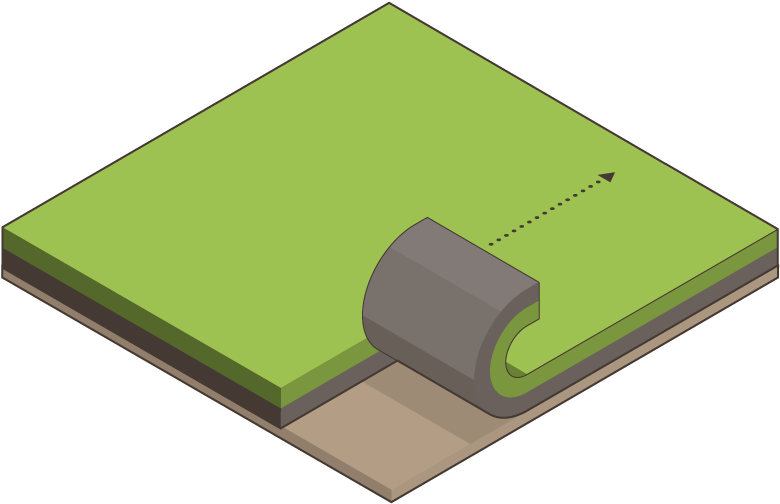 Remove The Existing Grass Sod - Portable Network Graphics (800x550), Png Download