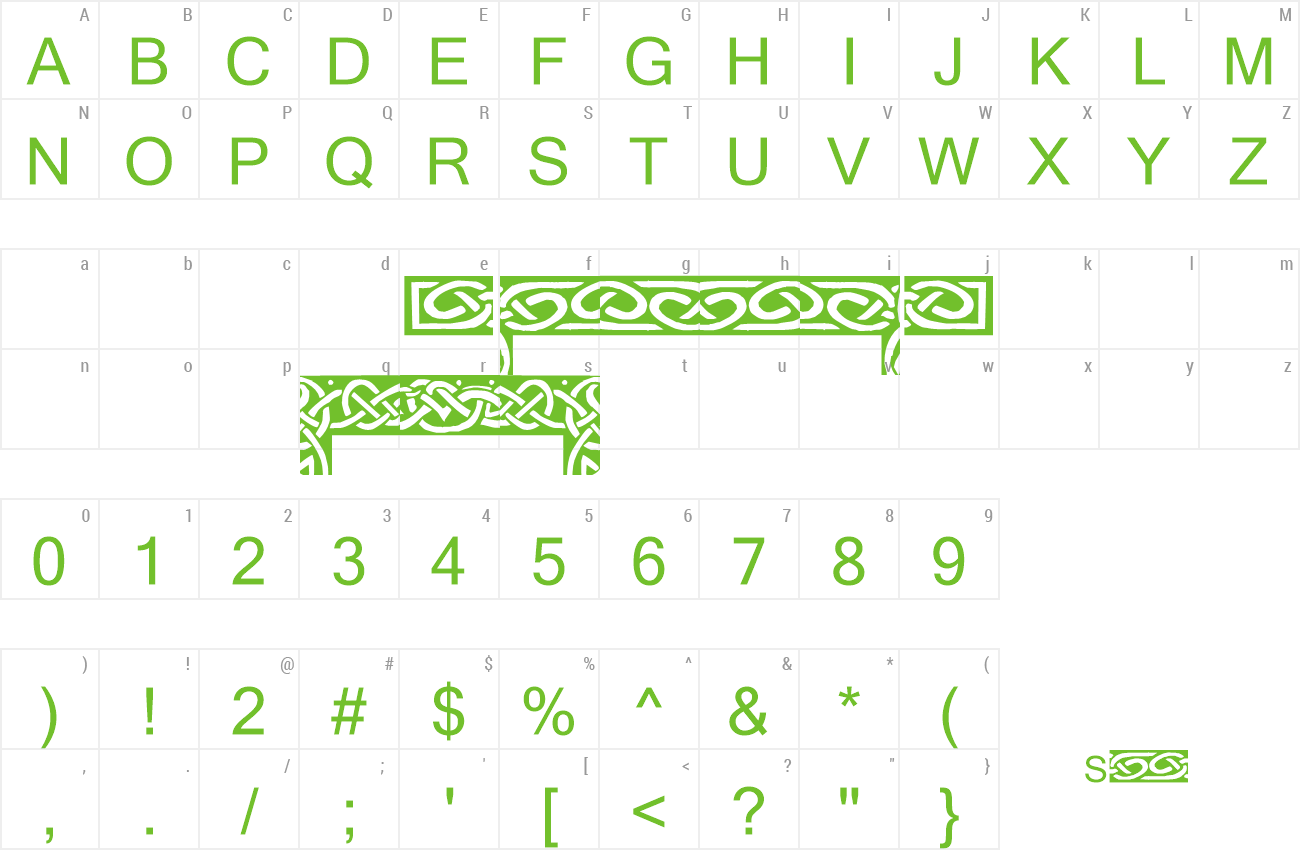 Font Celtic Borders Preview - Font Nazanin (1300x850), Png Download