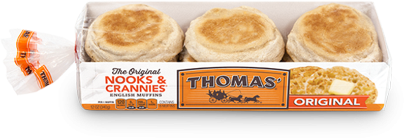 Thomas Original English Muffins Product - Bagel (515x515), Png Download