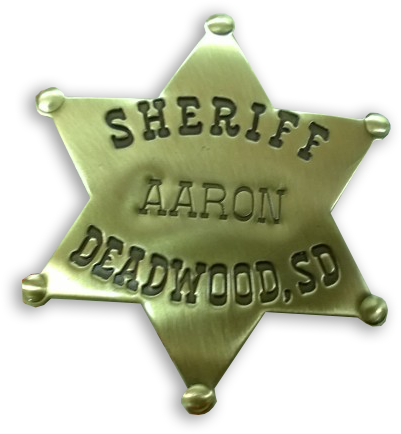 Deadwood Sheriff Badge X8200 P-z - Badge (425x463), Png Download