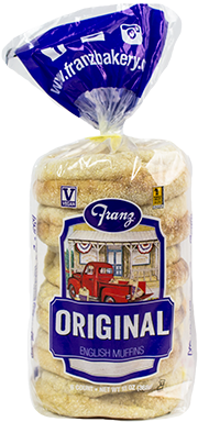 Franz Original English Muffins - English Muffin (400x400), Png Download