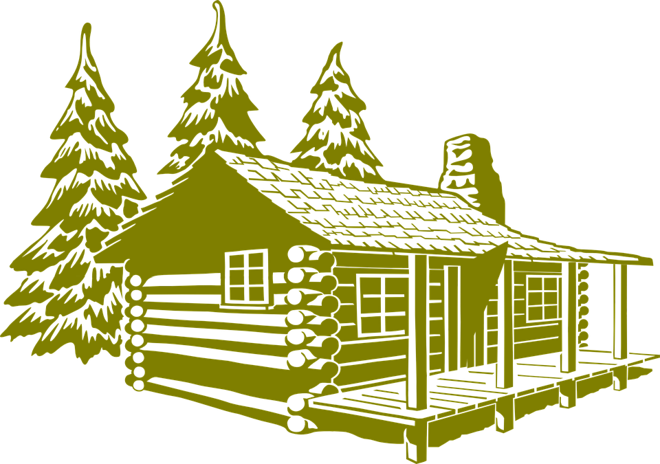 Log Cabin Rustic - Log Cabin Transparent (960x675), Png Download