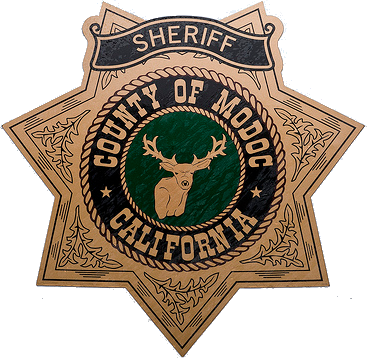 Badge Of The Sheriff Of Modoc County - Krcr (367x358), Png Download