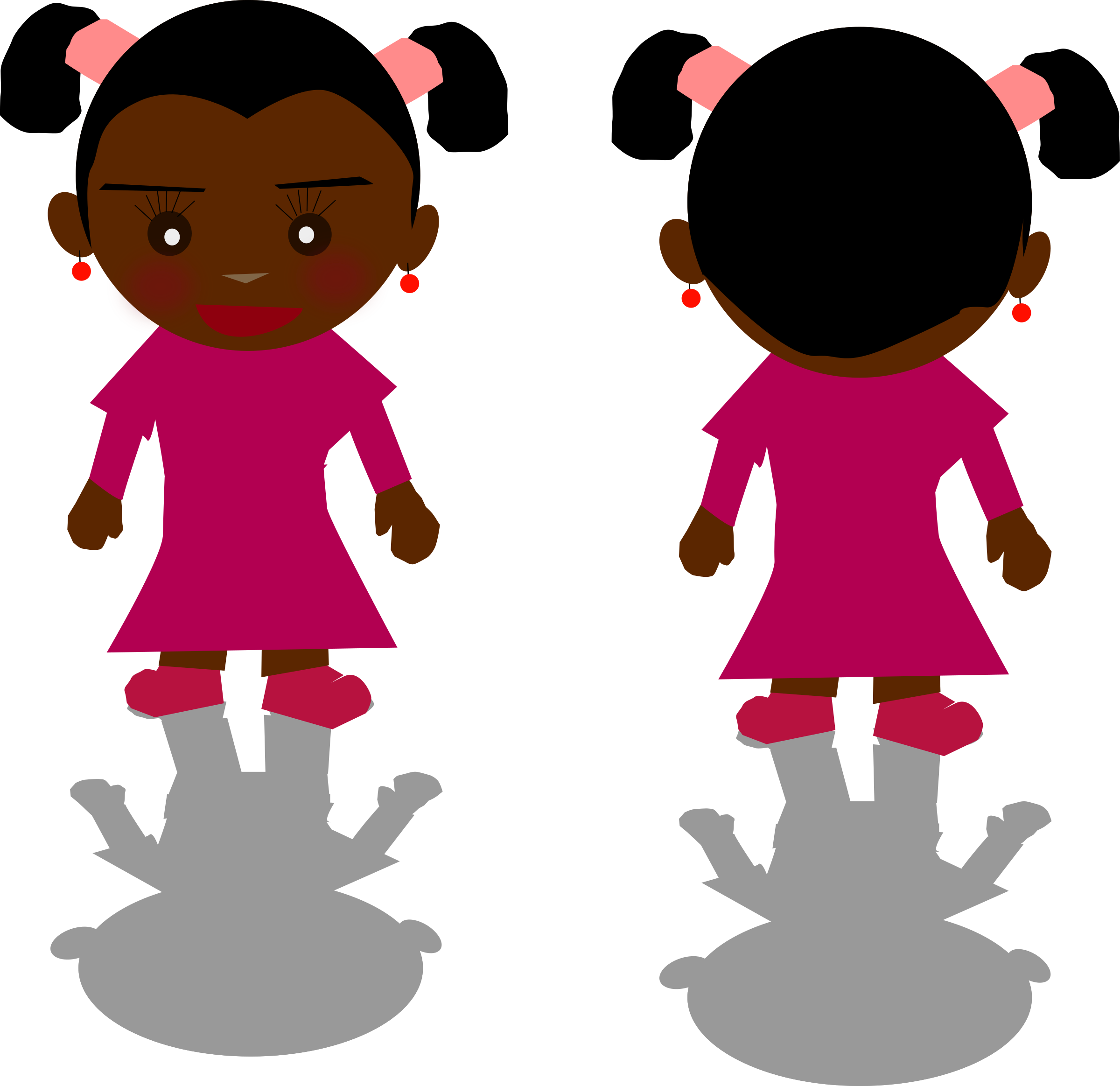 Girl - Png (2400x2327), Png Download