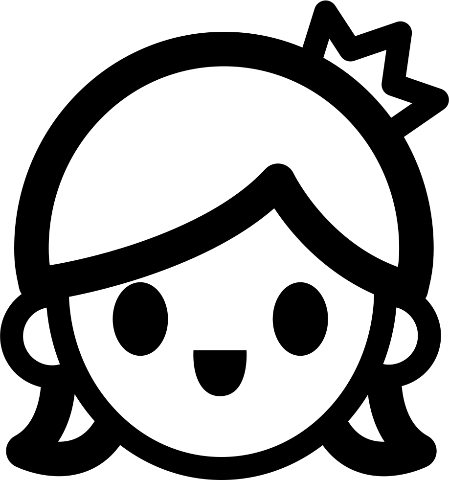 Girl Comments - Girl Icon Png Black And White (918x981), Png Download