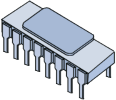 Intel Clipart Png - Microprocessor Intel 4004 Png (429x335), Png Download