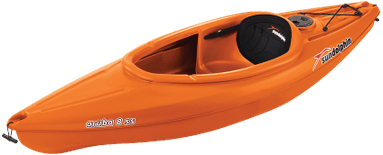 Aruba 8 Ss Kayak - Sun Dolphin Aruba Ss Sit-in Kayak, Tangerine, 8' (400x400), Png Download