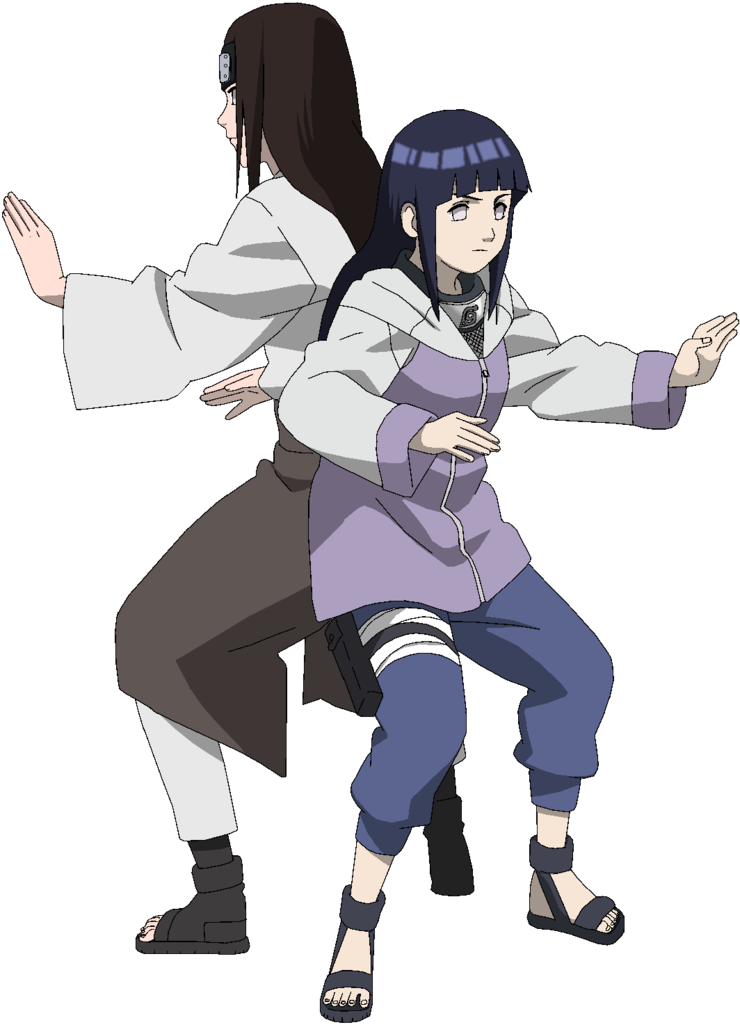 Neji And Hinata Hyuuga - Hinata Dan Neji (765x1043), Png Download
