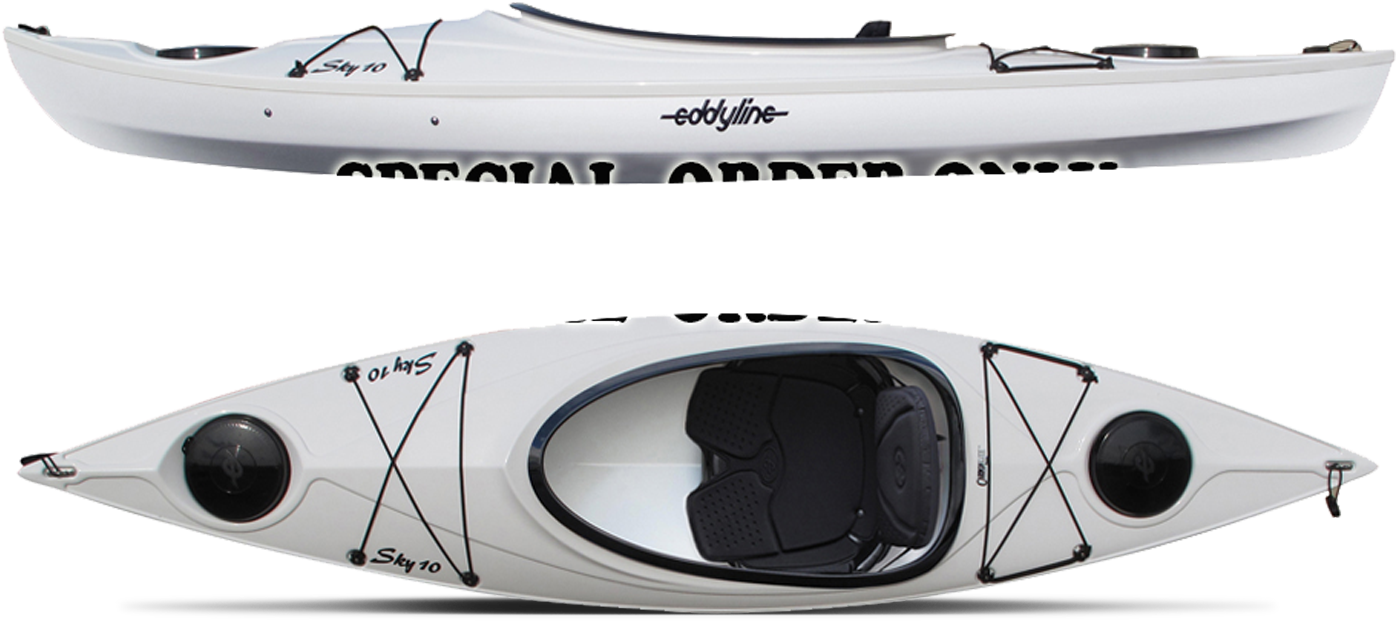 Download Eddyline Sky 10 Kayak Yellow Full Size PNG Image PNGkit