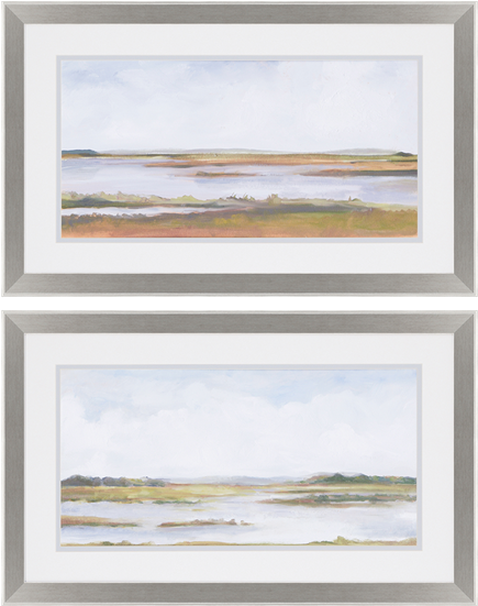 Wetland Panorama Ii Pk/2 - Paragon Decor Inc. 1941 Wetland Panorama Ii Pack Of (550x550), Png Download