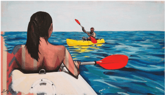 Kayak - 35x60cm - Kayak (350x350), Png Download