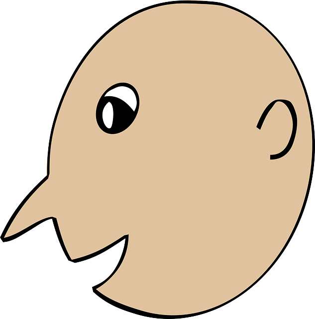 Head, People, Man, Profile, Silhouette, Female, Face - Cartoon Side Face Png (633x640), Png Download