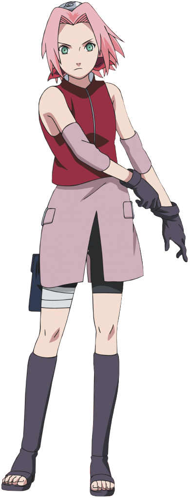 I'd Also Love From Naruto Shippuden Sakura Haruno And - Sakura Haruno Naruto Shippuden (390x1022), Png Download