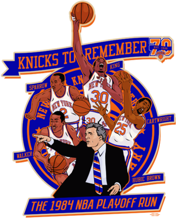Knicks To Celebrate The 1984 Nba Playoff Run - New York Knicks (756x450), Png Download