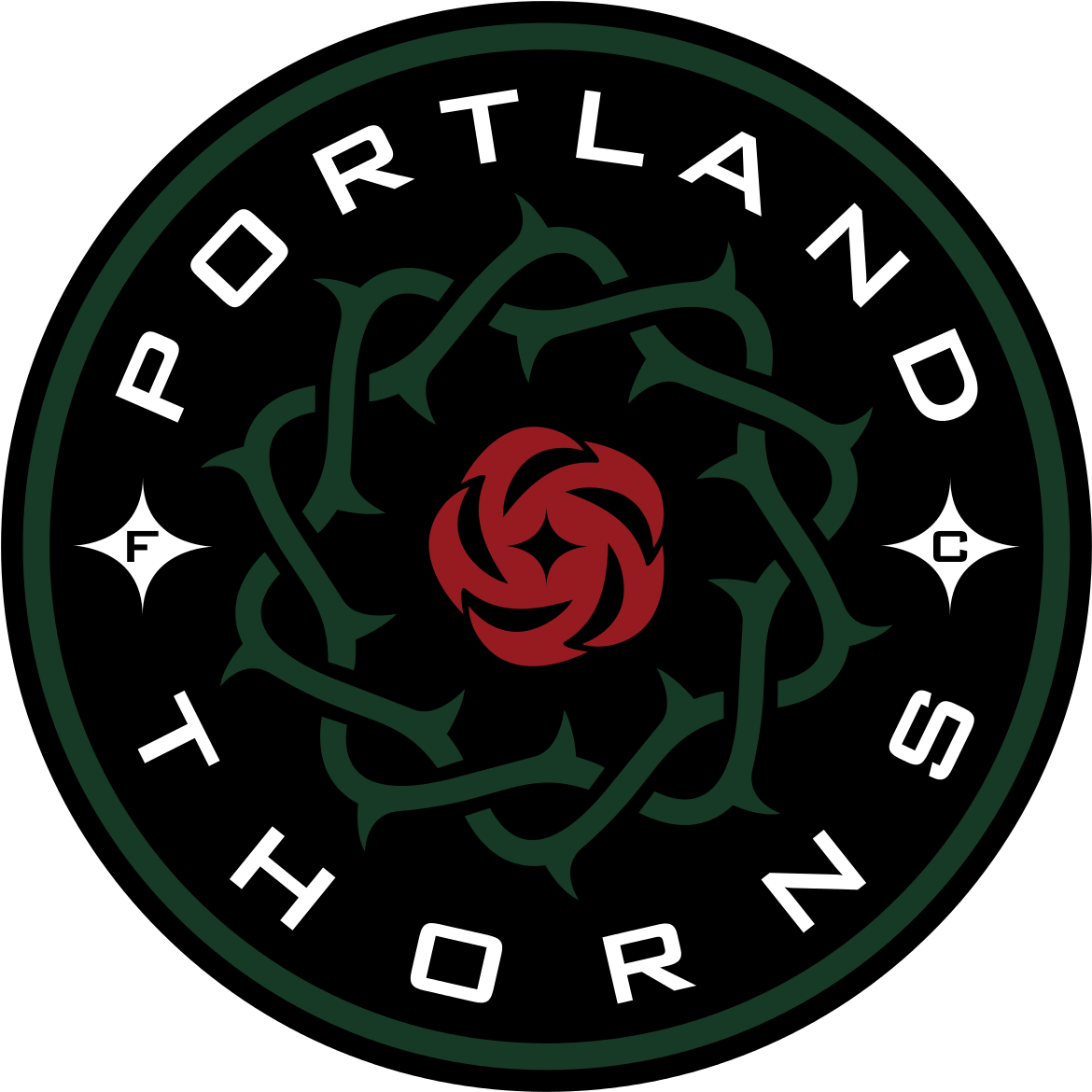 Portland Thorns Logo (1200x1200), Png Download