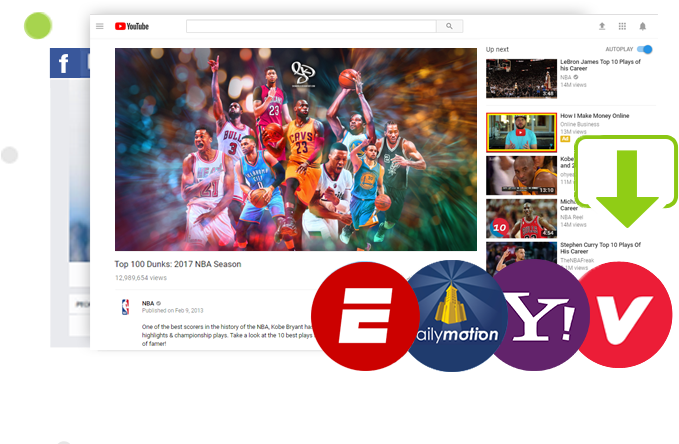 Best Free Nba Video Downloader To Download 2017 Nba - Youtube Sports (699x497), Png Download
