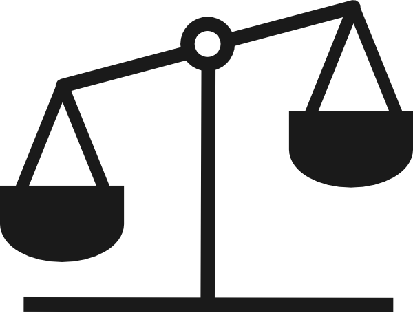 Clip Royalty Free Download Balance Scale Clip Art At - Scale Clipart (600x458), Png Download