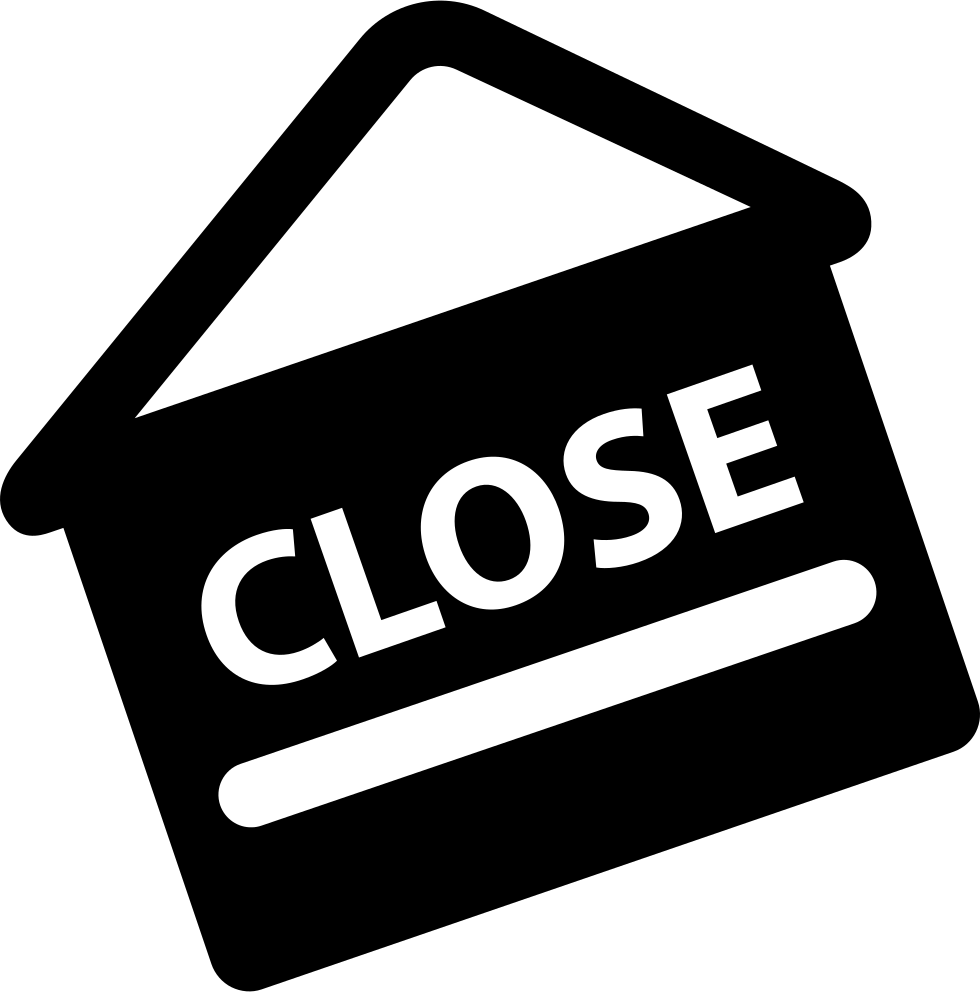 Closed Sign Comments - Sign (980x992), Png Download