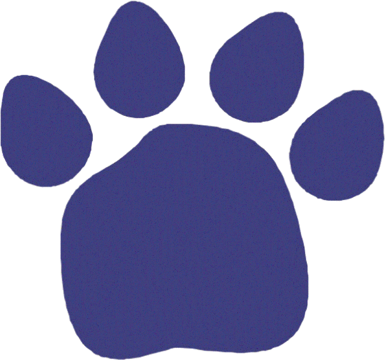 Purple Paw Print - K State Paw Print (768x768), Png Download