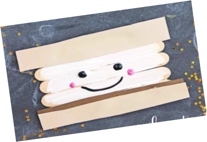 Smore Craft Lincoln Public Library Png Popsicle Stick - Wood (778x481), Png Download