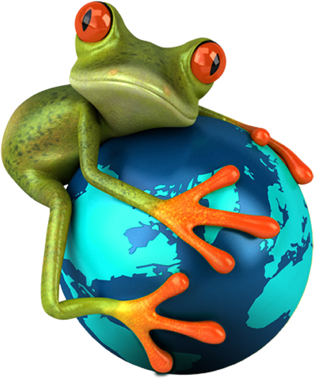 Feature2-image - Grenouille Sur La Terre (900x552), Png Download