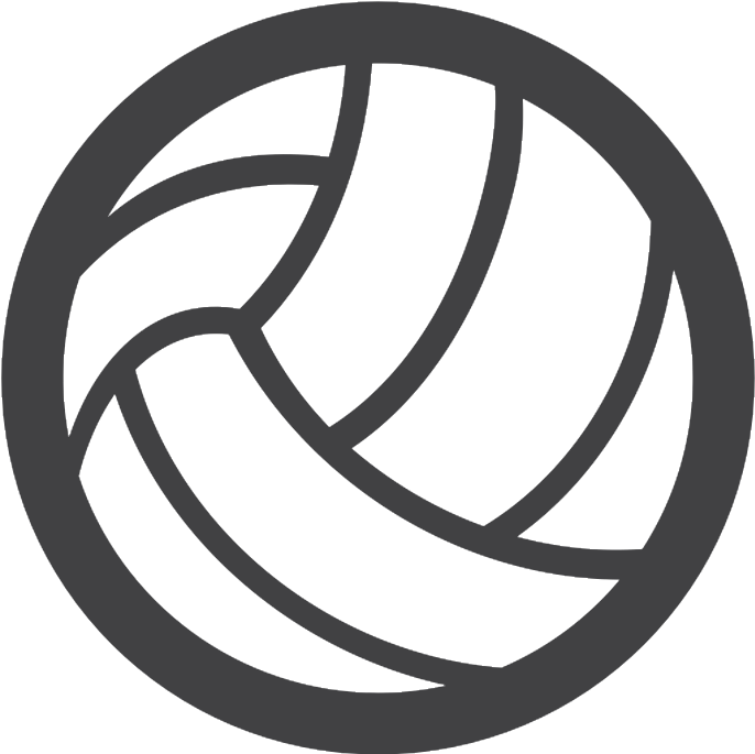 Volleyball Logo Ball (900x685), Png Download