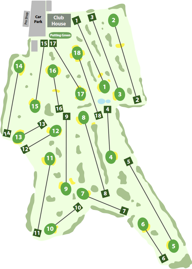 The Final Hole Plays Up-hill Towards The Clubhouse - Plastic (649x918), Png Download