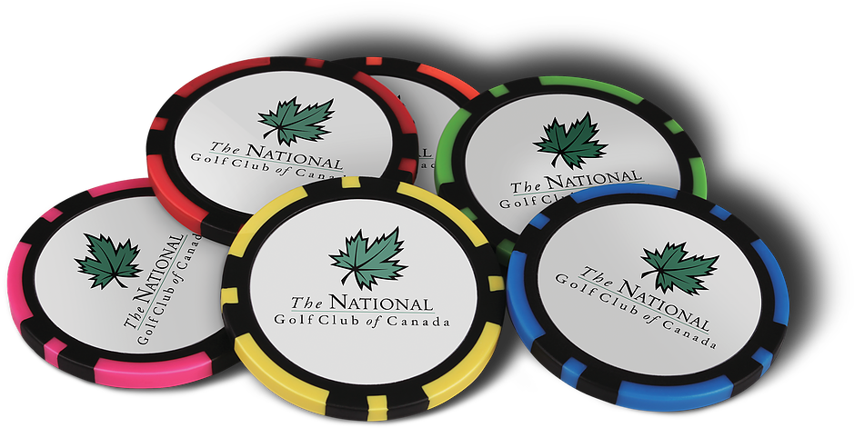 Pallonmerkkausnasta Poker Chip - National Golf Club Of Canada (979x506), Png Download