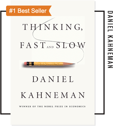 Thinking Fast And Slow, By Daniel Kahneman - Thinking, Fast And Slow - Trade Paperback (1000x500), Png Download