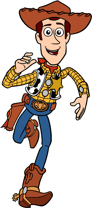 Toy Story Clip Art 3 - Toy Story Woody Clipart (400x880), Png Download