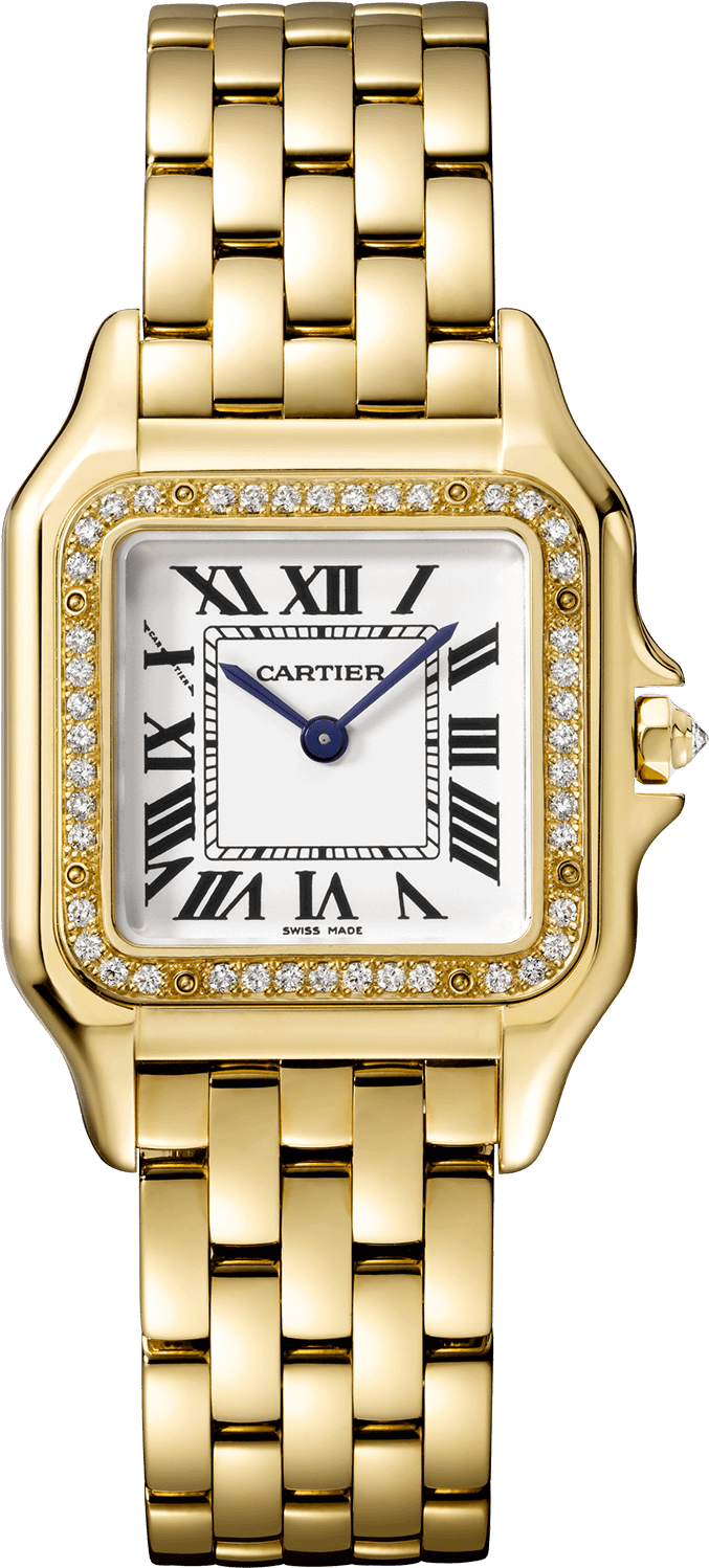 Re De Cartier, Yellow Gold, - Cartier Panthere De Cartier Wjpn0009 (1000x1500), Png Download