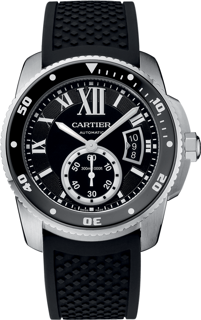 Order - Cartier De Calibre Diver Rose Gold (1200x1200), Png Download