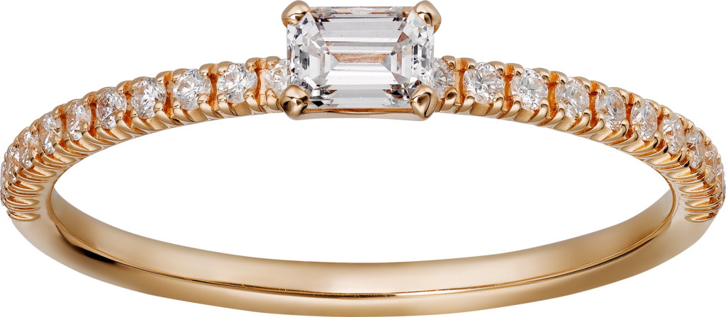Cartier Etincelle Ring (1024x448), Png Download