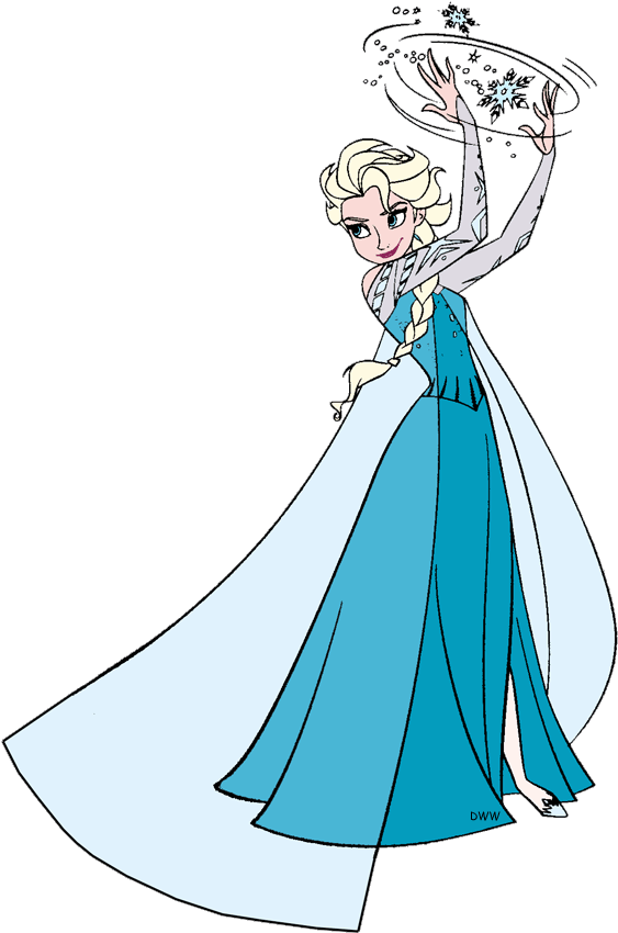 Disney Frozen Clip Art Image - Elsa Frost Clipart (600x885), Png Download