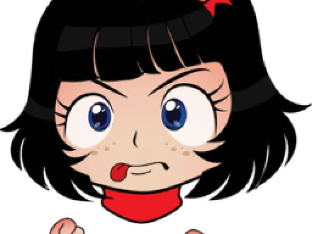 Thumbs Down Clipart - Manga Emoticon (640x480), Png Download