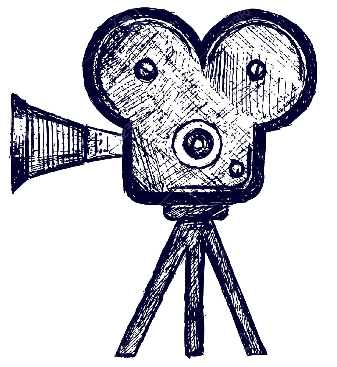 Graphic Free Library Collection Of Free Camera Video - Camara De Video Tatuaje (1181x1300), Png Download