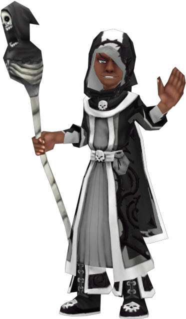 March Wizard Spellblossom Advertisements - Wizard101 Death Wizard Girl (600x800), Png Download