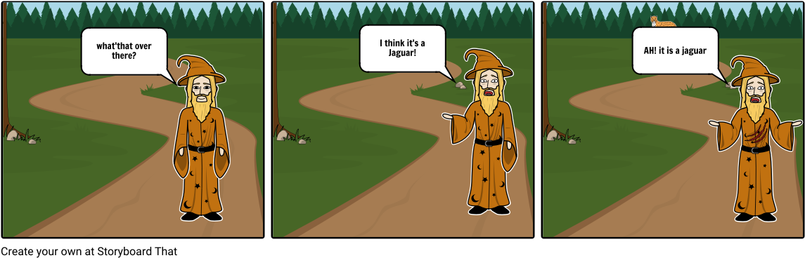 Life Of A Wizard - Cartoon (1164x385), Png Download