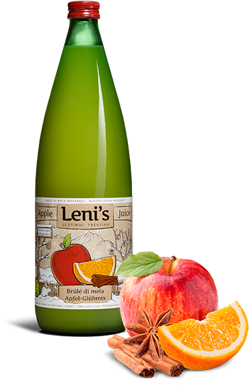 Apfelsaft Apfelsnacks Apfelmark Trentino Südtirol - Leni's Brule Di Mela (624x624), Png Download